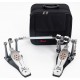 Pearl Doppio pedale Eliminator red line a catena
