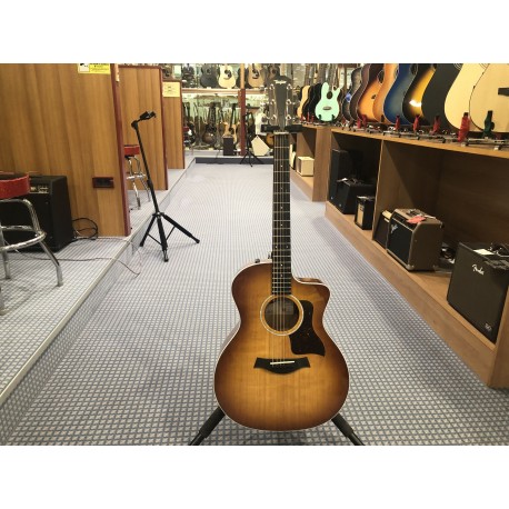 Taylor 214CE African Ziricote Plus Special Edition +  Taylor Bouquet Guitar Hanger Ebony, Wood Inlay + Taylor Sense Guitar Healt