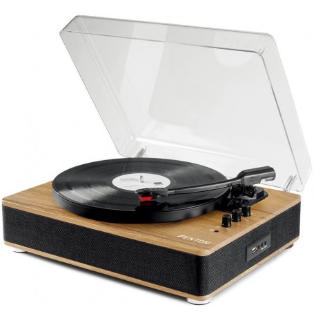Fenton RP162LW Record Player HQ BT Light Wood