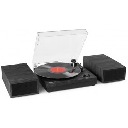 Fenton RP165B Record Player+Sp.BT Blach/Grey