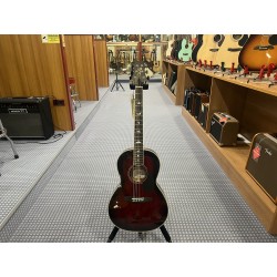 PRS SE P20 Parlor Fire Red Burst Gloss Top Satin Back, Fishman Pickup P20HHHECCCE1FG SE Acoustic 