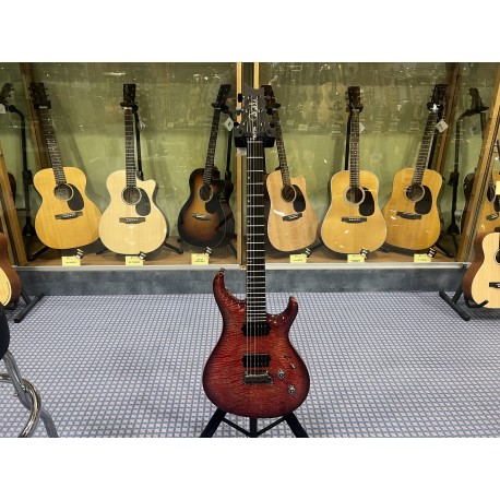 PRS Tekton T Fuschia Aura, Trem, Mango Top TM44F-M2EOM_BF-FV_9-_G1_UF Bolt-on Tekton 